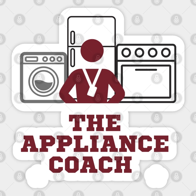 Appliance Coach Sticker by SevenSparrows